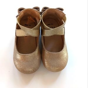 Gold Baby Shoes